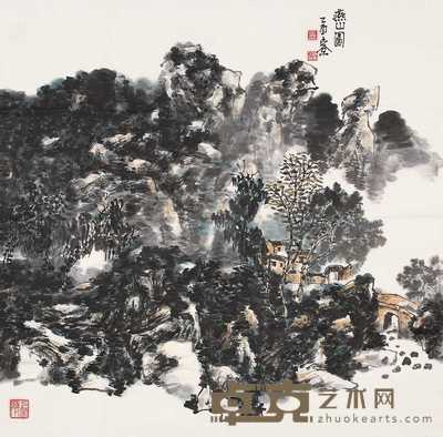 吴占京 2005年作 燕山图 镜心 68×68cm